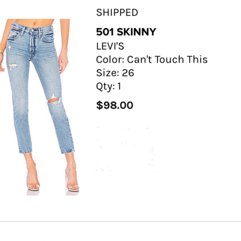 Levi’s 501 Skinny